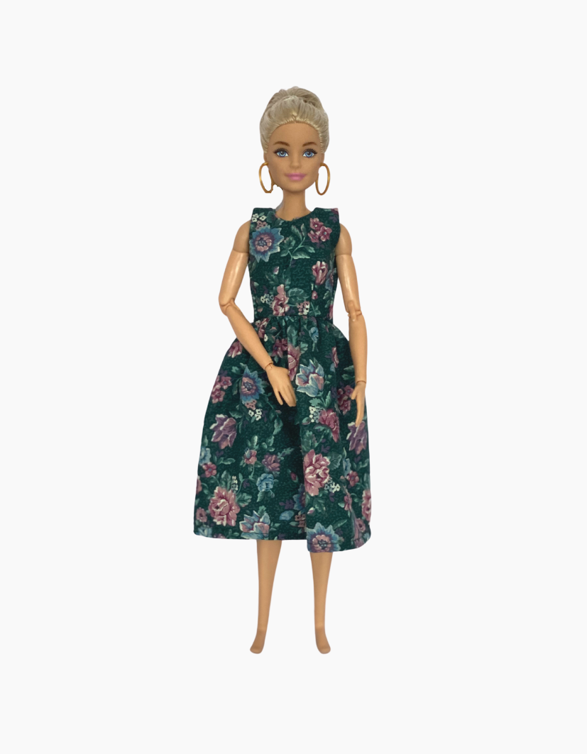 Dress | Floral Collection | Fits Barbie Doll 29cm