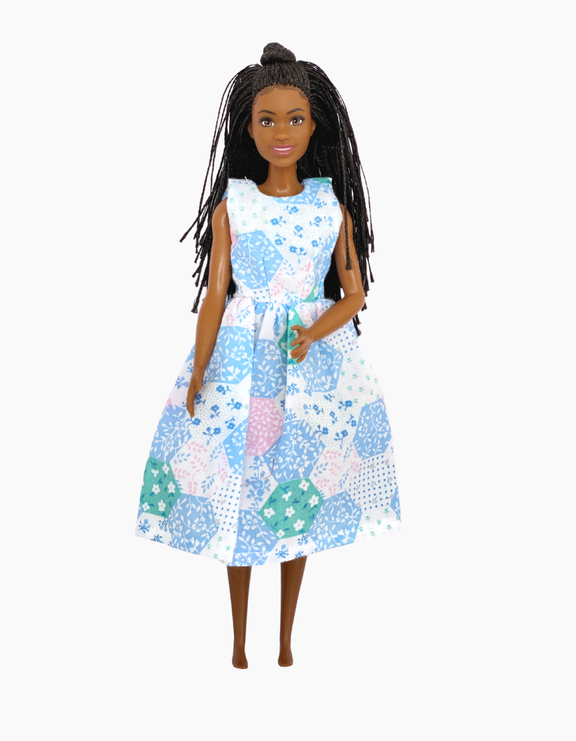 Dress | Patterned Collection | Fits Barbie Doll 29cm