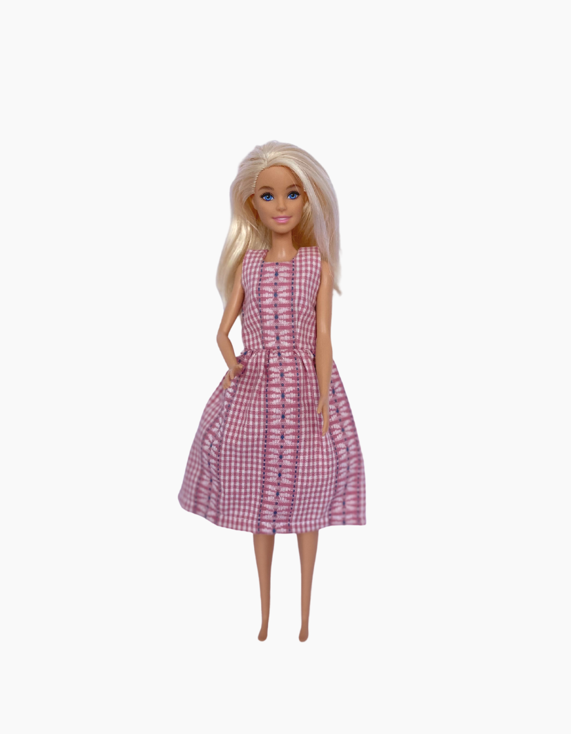 Dress | Patterned Collection | Fits Barbie Doll 29cm