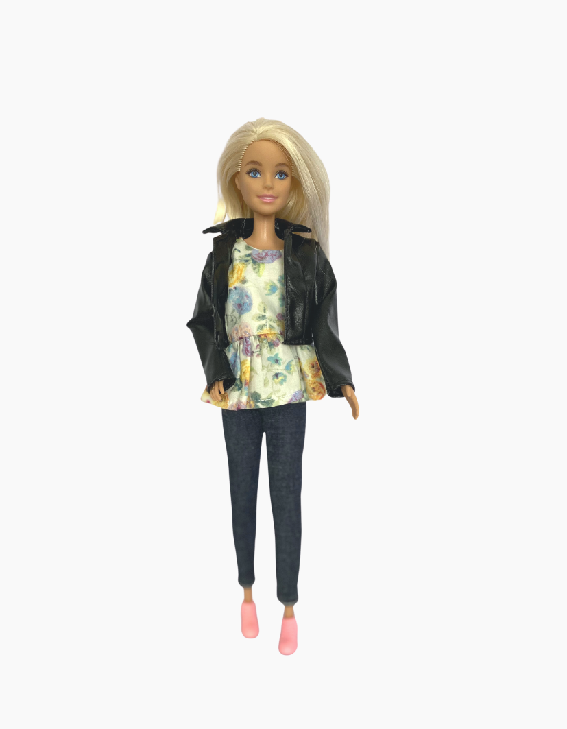 Leather Look Jacket | Fits Barbie 29cm