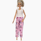 Long pants | Patterned Collection | Fits Barbie Doll 29cm