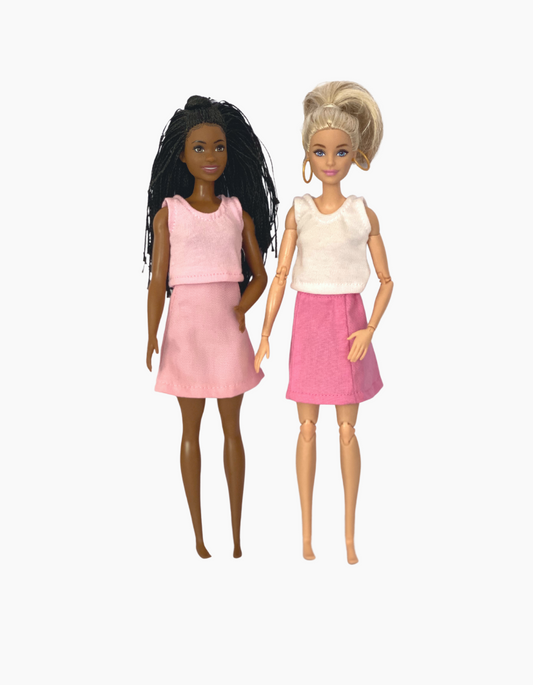 Skirt | Assorted Colours | Fits Barbie Doll 29cm