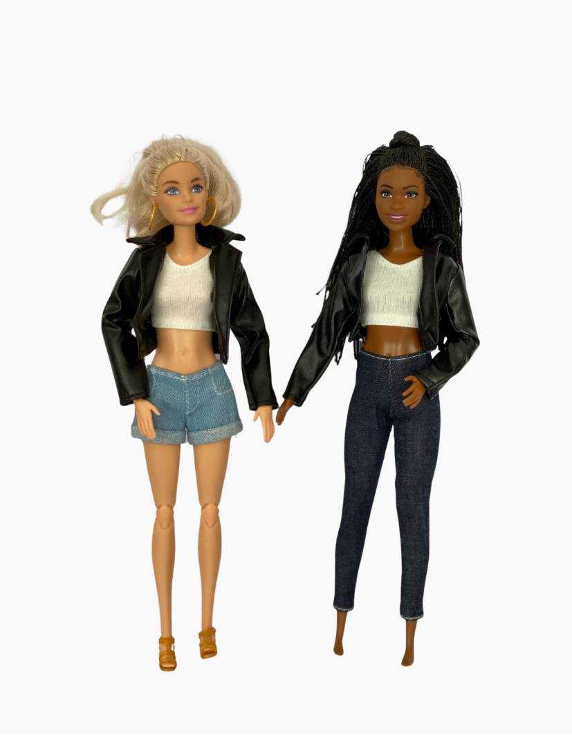 Leather Look Jacket | Fits Barbie 29cm