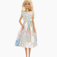 Dress | Patterned Collection | Fits Barbie Doll 29cm