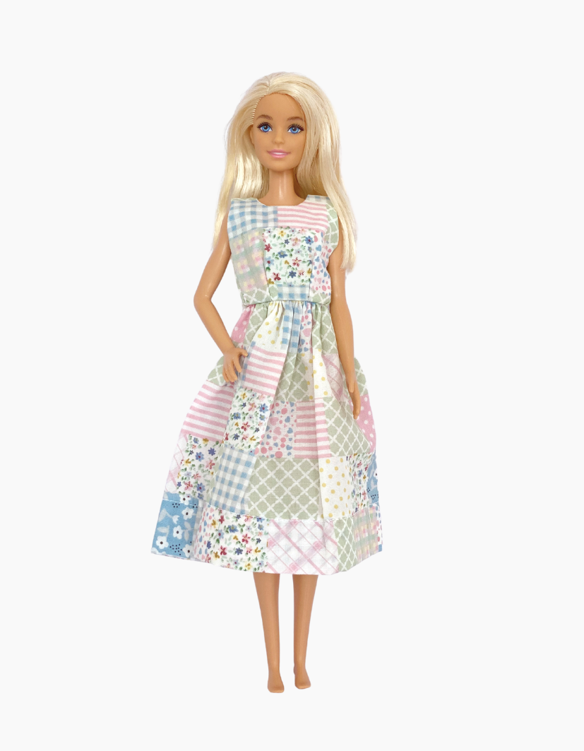 Dress | Patterned Collection | Fits Barbie Doll 29cm