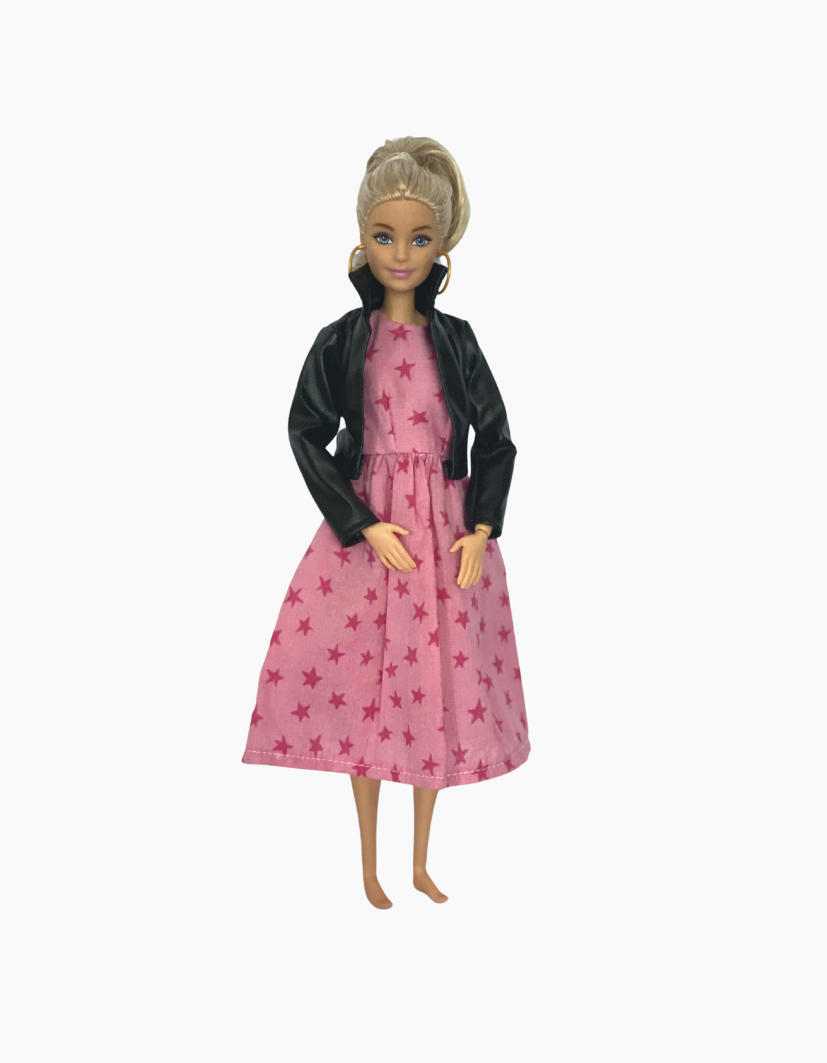 Leather Look Jacket | Fits Barbie 29cm