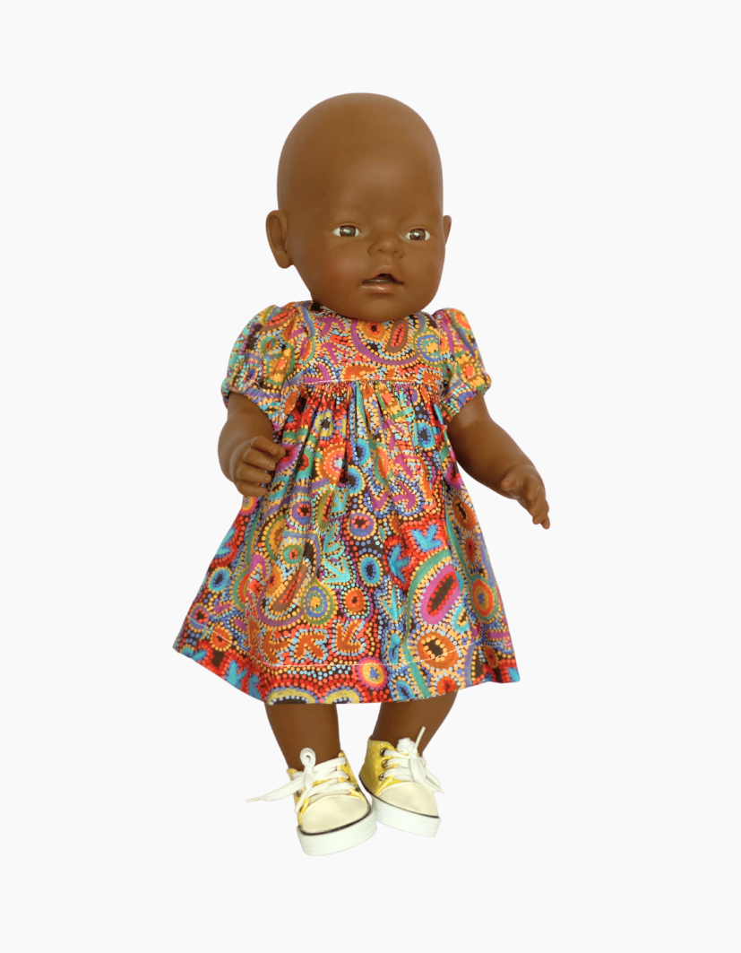 Dress | Indigenous Collection | Fits Baby Born Doll 43cm