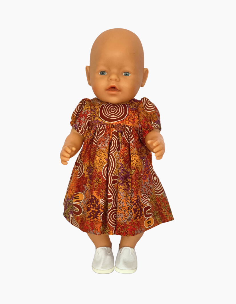 Dress | Indigenous Collection | Fits Baby Born Doll 43cm