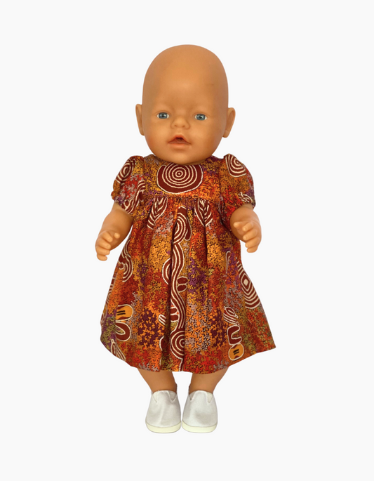 Dress | Indigenous Collection | Fits Baby Born Doll 43cm