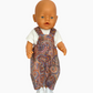 Overalls | Indigenous Collection | Boys & Girls | Fits Baby Born Doll 43cm