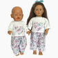 Pyjamas | Assorted colours | Fits Baby Born Doll 43cm