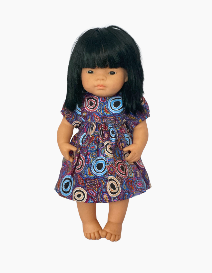 Dress | Indigenous Collection | Fits Miniland Doll 38cm