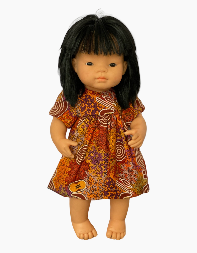 Dress | Indigenous Collection | Fits Miniland Doll 38cm