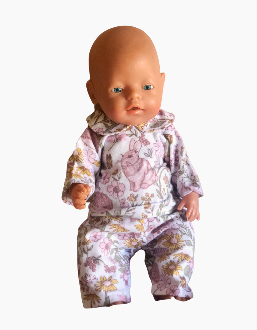 Flannelette Pyjamas | Boys and Girls | Fits Baby Born Doll 43cm