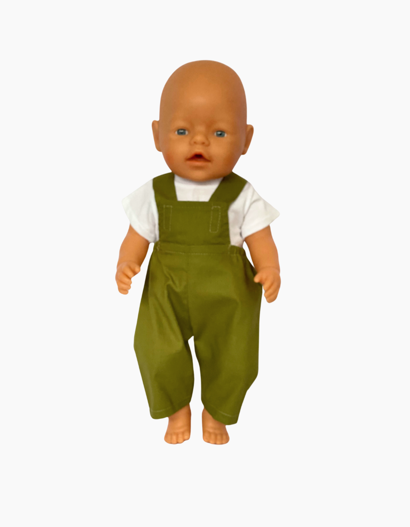 Overalls | Boys and Girls | Fits Baby Born Doll 43cm