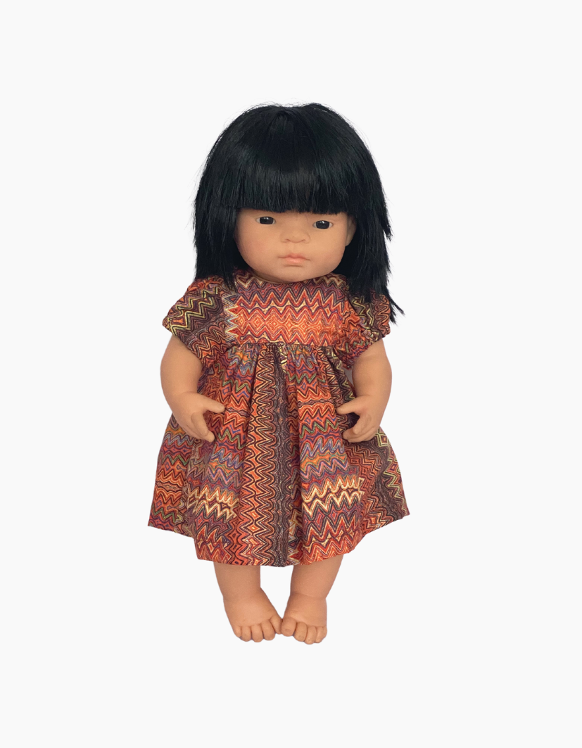 Dress | Indigenous Collection | Fits Miniland Doll 38cm