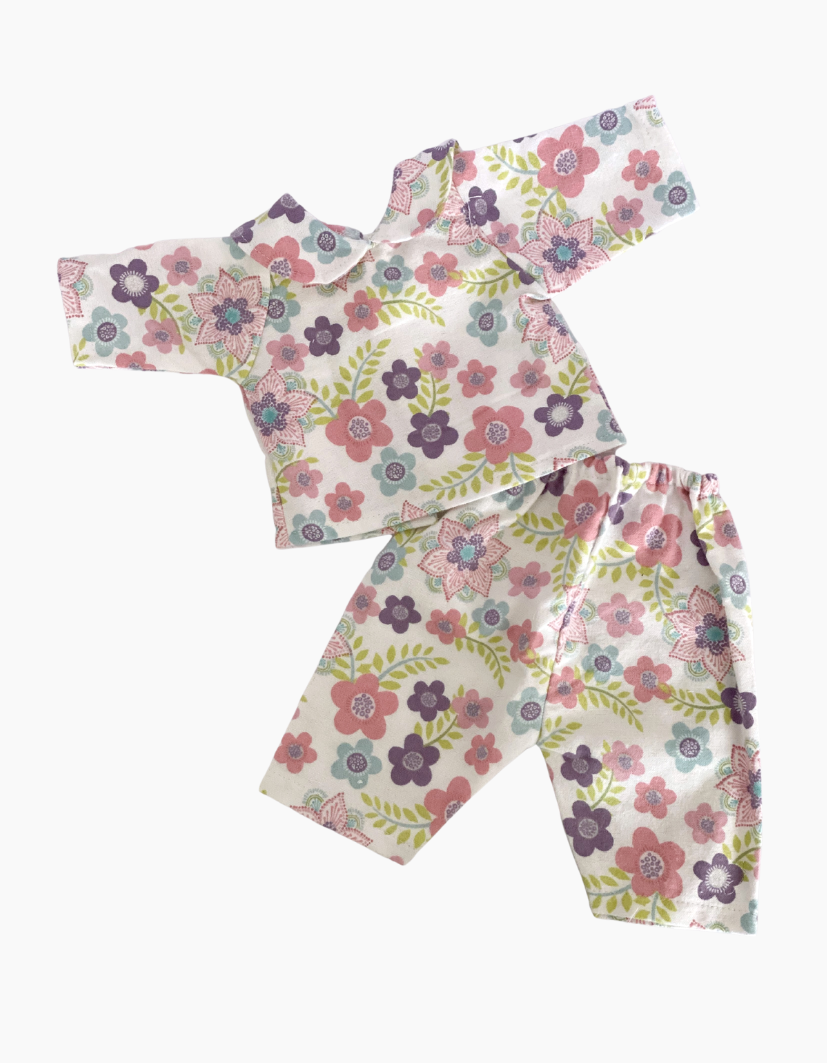 Flannelette Pyjamas | Boys and Girls | Fits Baby Born Doll 43cm