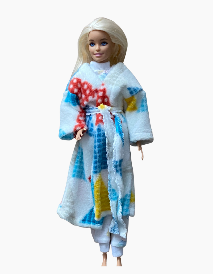 Dressing Gown | Assorted colours | Fits Barbie Doll 29cm