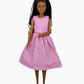 Dress | Gingham & Spots Collection | Fits Barbie Doll 29cm