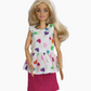 Peplum Tops | Patterned Collection | Fits Barbie Dolls 29cm