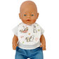 Doll Bib | Various Colours | Fits Baby Born Doll 43cm