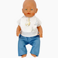 Doll Bib | Various Colours | Fits Baby Born Doll 43cm