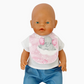 Doll Bib | Various Colours | Fits Baby Born Doll 43cm