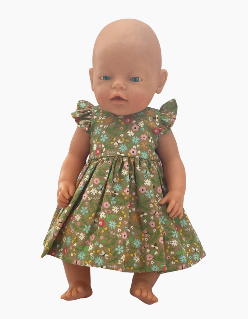 Dress | Butterflies & Bugs Collection | Fits Baby Born Doll 43cm