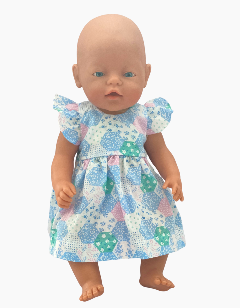 Dress | Patterned Collection | Fits Baby Born Doll 43cm