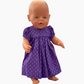 Dress | Gingham & Spots collection | Fits Baby Born Doll 43cm