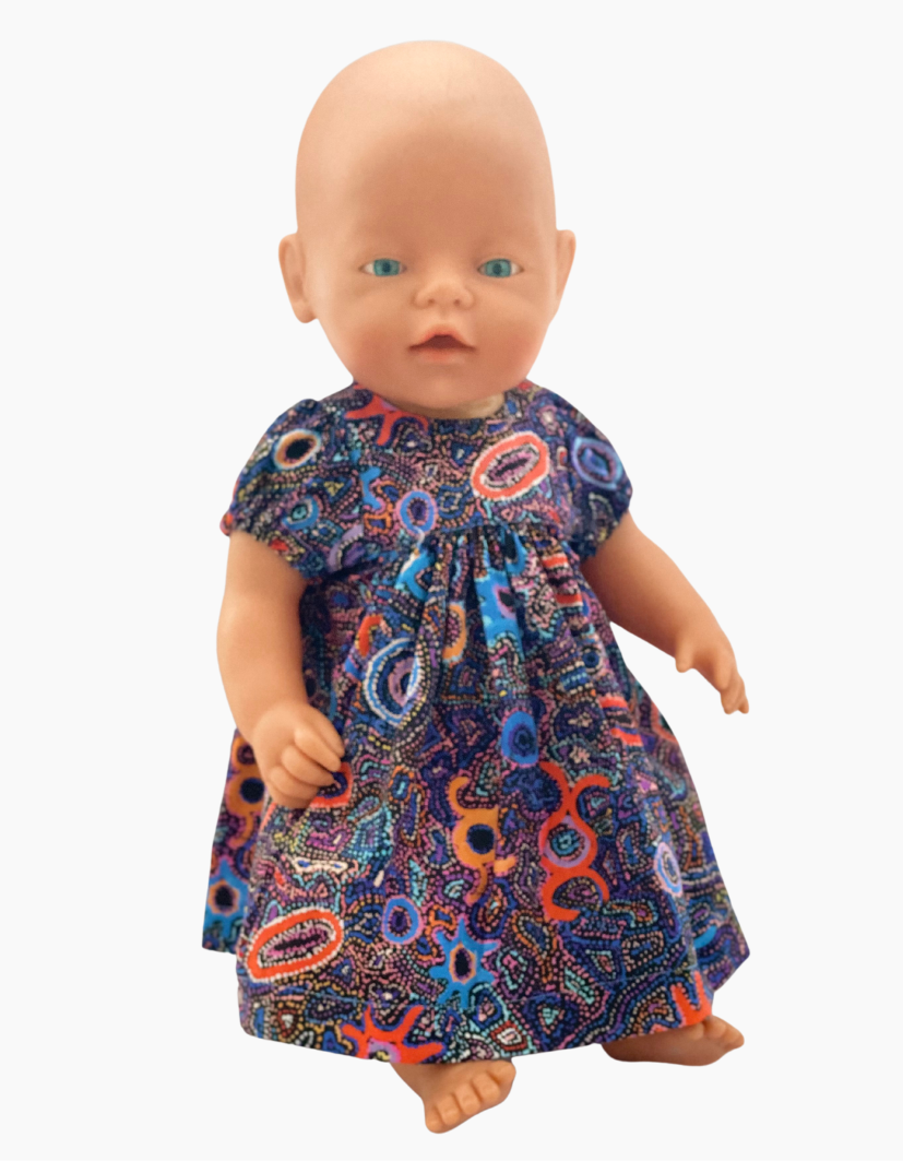 Dress | Indigenous Collection | Fits Baby Born Doll 43cm