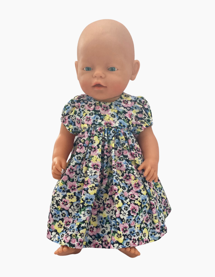 Dress | Floral Collection | Fits Baby Born Doll 43cm