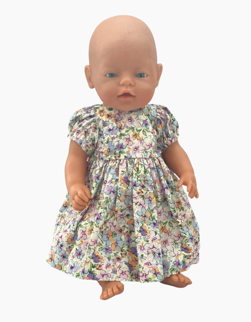 Dress | Floral Collection | Fits Baby Born Doll 43cm