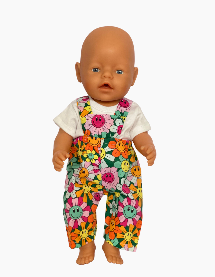 Overalls | Boys and Girls | Fits Baby Born Doll 43cm