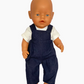 Overalls | Boys and Girls | Fits Baby Born Doll 43cm