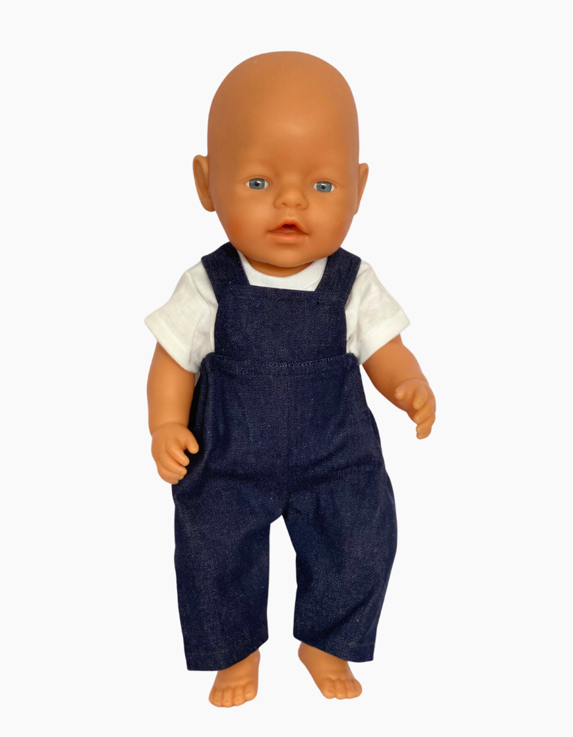 Overalls | Boys and Girls | Fits Baby Born Doll 43cm