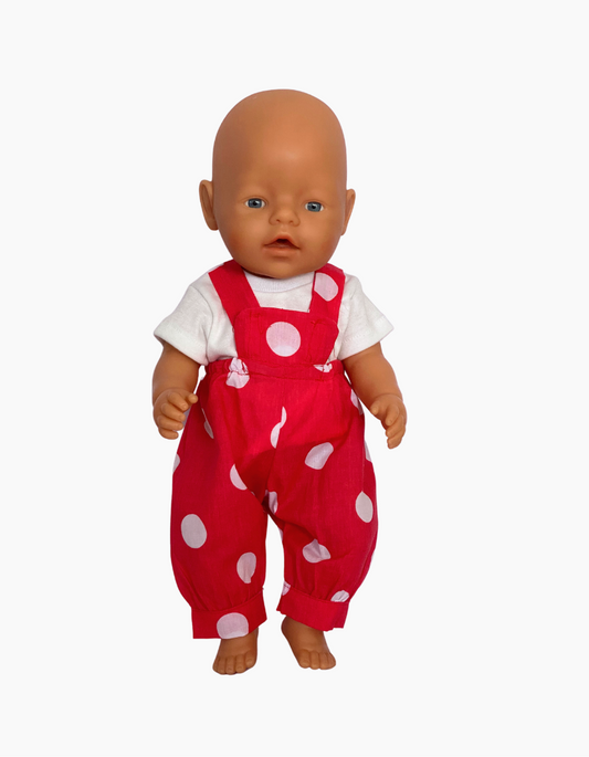 Overalls | Boys and Girls | Fits Baby Born Doll 43cm