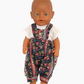 Overalls | Floral Collection | Fits Baby Born Doll 43cm