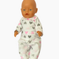 Flannelette Pyjamas | Boys and Girls | Fits Baby Born Doll 43cm