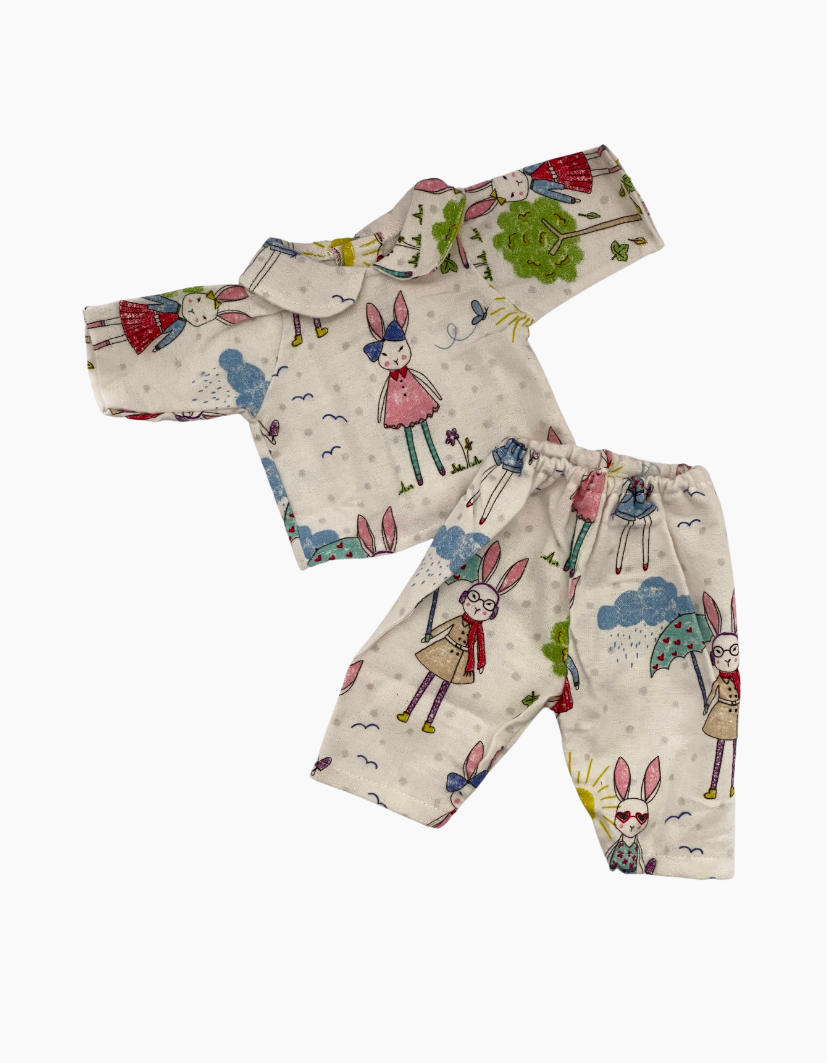 Flannelette Pyjamas | Boys and Girls | Fits Baby Born Doll 43cm