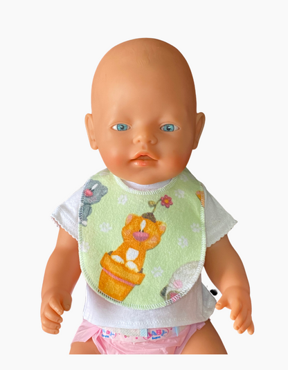 Doll Bib | Various Colours | Fits Baby Born Doll 43cm