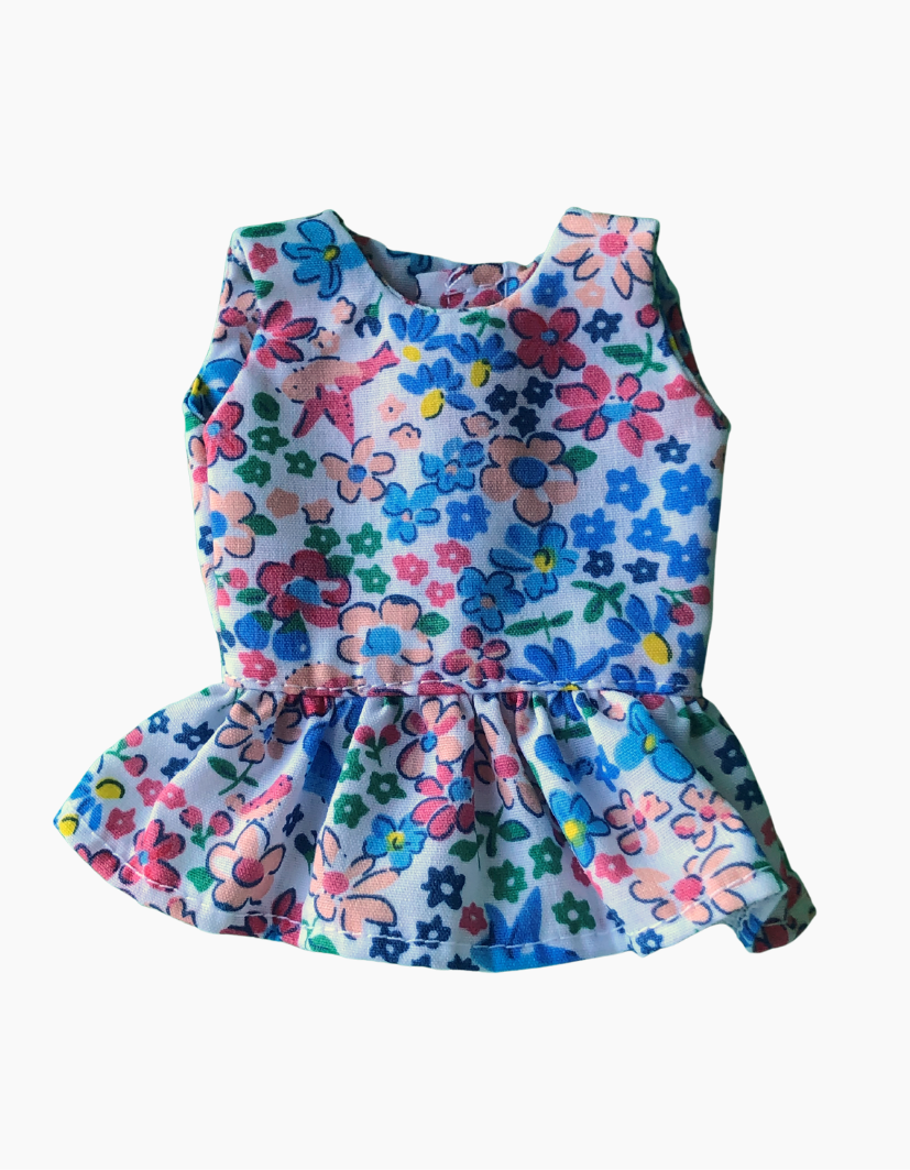 Peplum Tops | Floral Collection | Fits Barbie Dolls 29cm