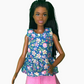 Peplum Tops | Floral Collection | Fits Barbie Dolls 29cm