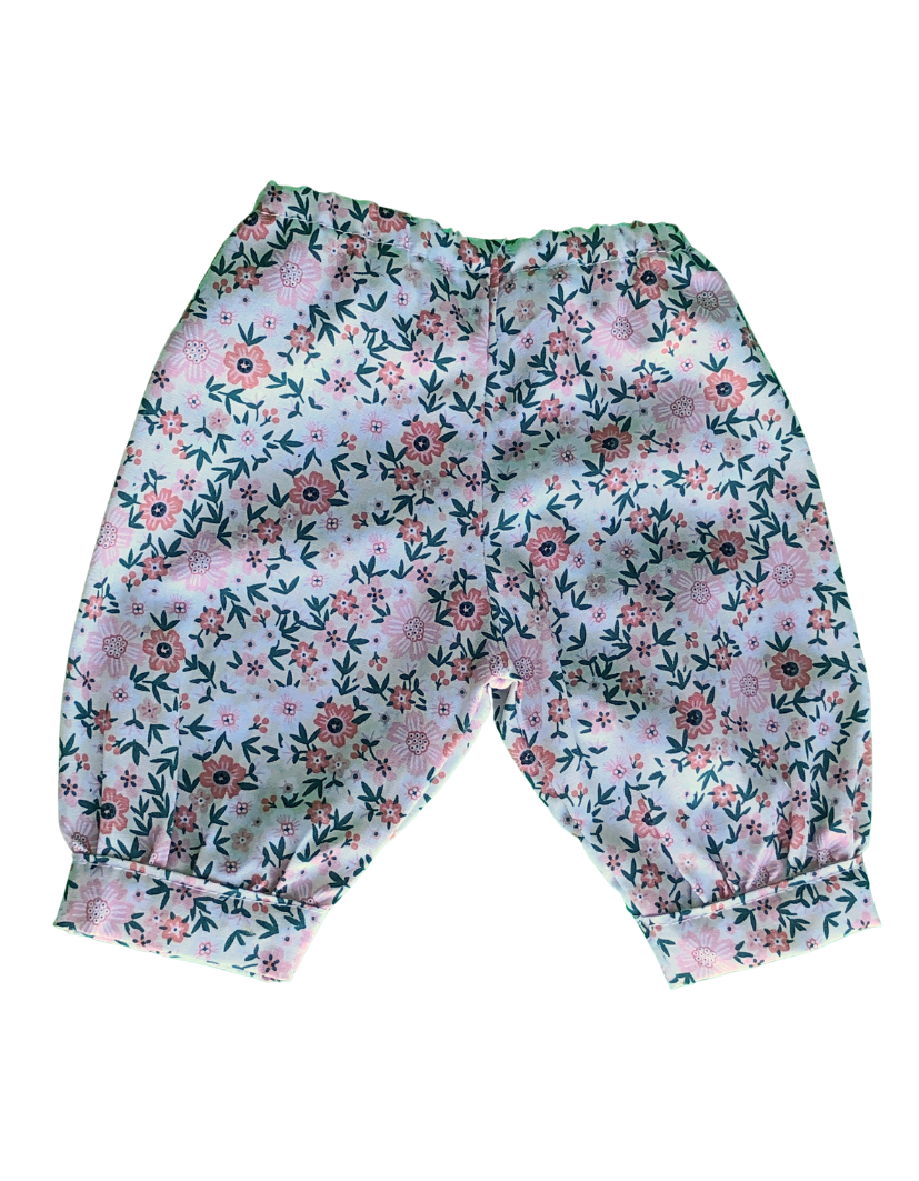 Cuffed Pants | Floral Collection | Fits Miniland Doll 38cm