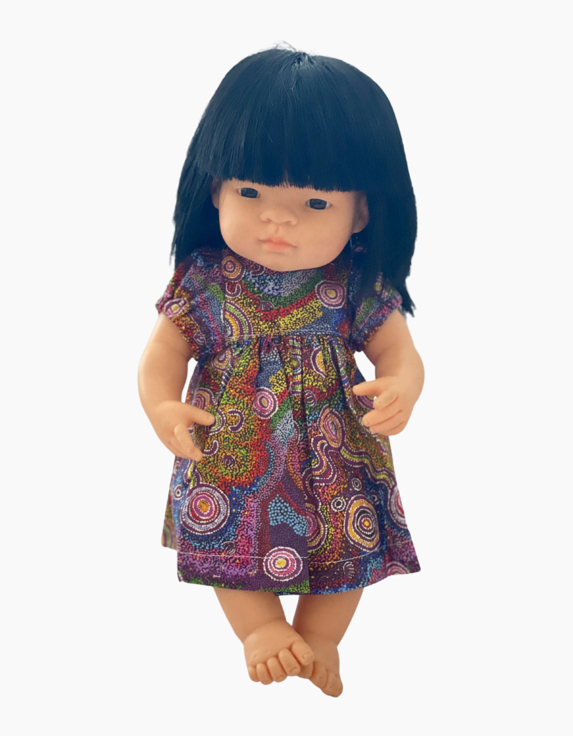 Dress | Indigenous Collection | Fits Miniland Doll 38cm