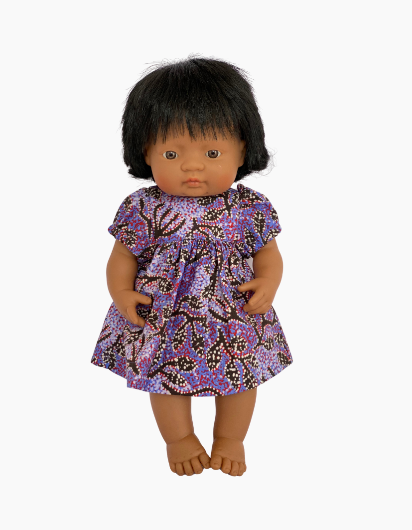 Dress | Indigenous Collection | Fits Miniland Doll 38cm