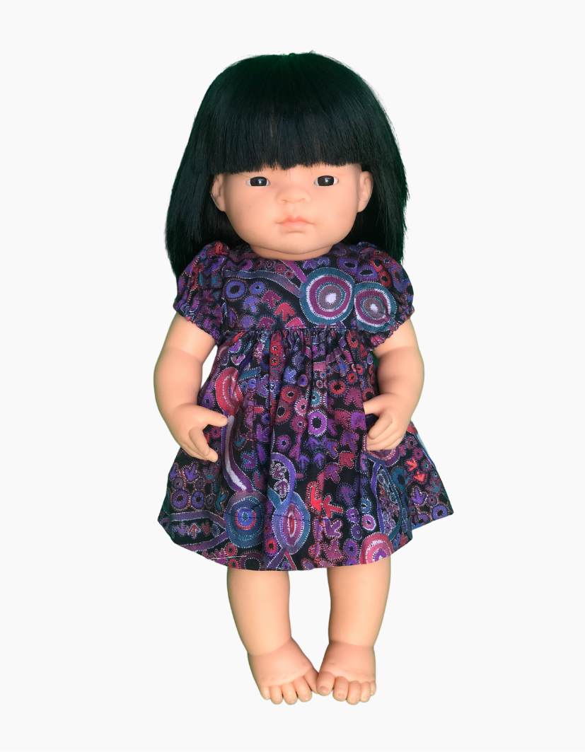 Dress | Indigenous Collection | Fits Miniland Doll 38cm