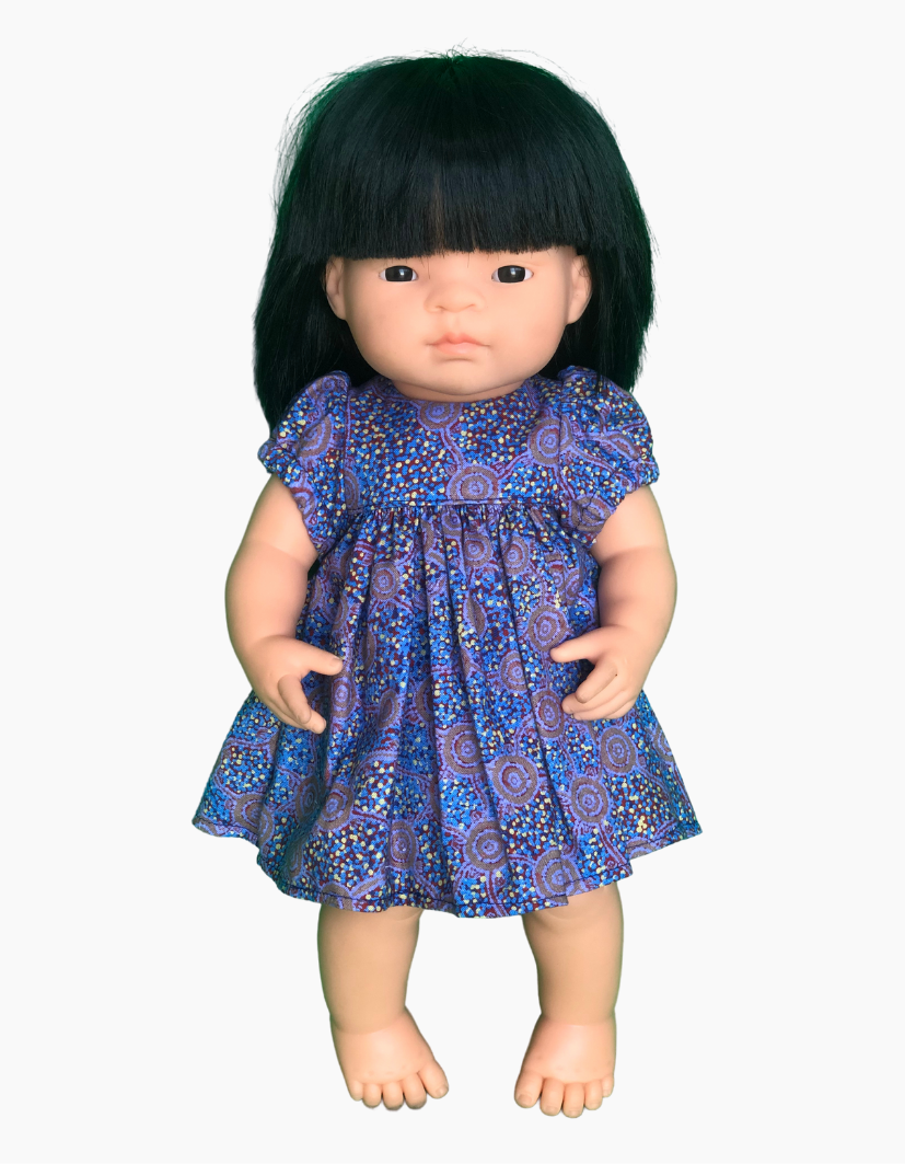 Dress | Indigenous Collection | Fits Miniland Doll 38cm