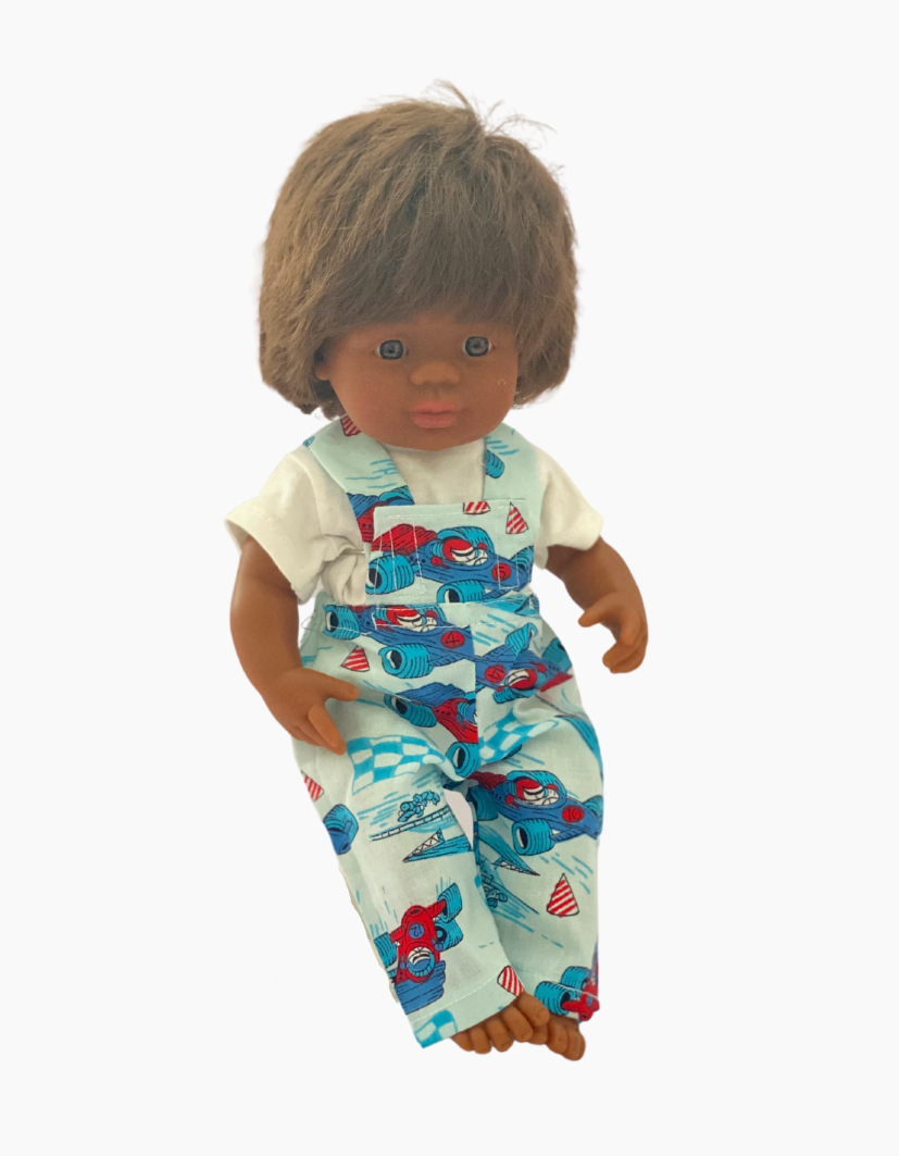 Overalls | Boys and Girls | Fits Miniland Doll 38cm