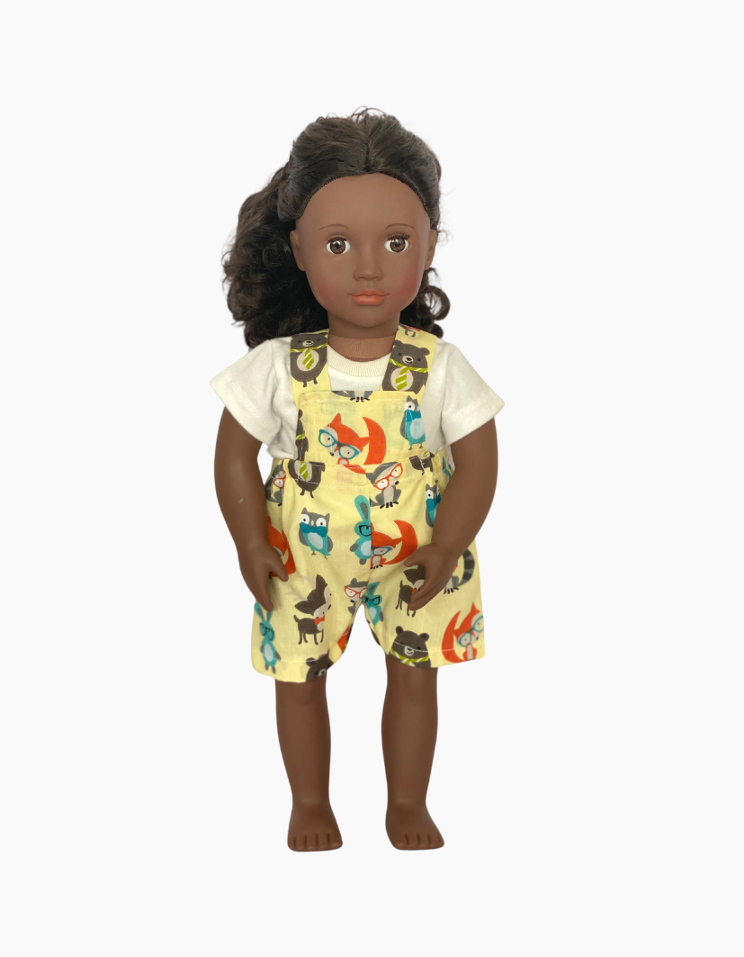 Shortalls | Assorted colours | Boys & Girls | Fits Our Generation 45cm Doll